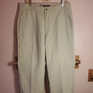 REI Men's Hiking Pants Size 34x30 Light Grey Straight Leg Pockets